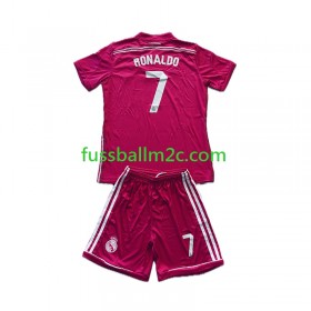 Fußballtrikots Real Madrid Cristiano Ronaldo 7 2014-2015 Retro Kinder Auswärts Trikotsatz